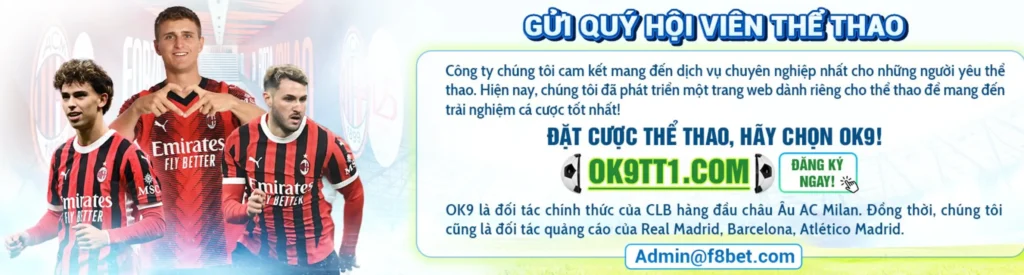 f8bet25 kính gửi quý hội viên
